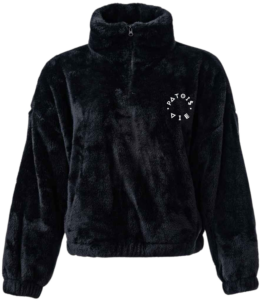 Ladies Fluffy 1/4 Zip Fleece