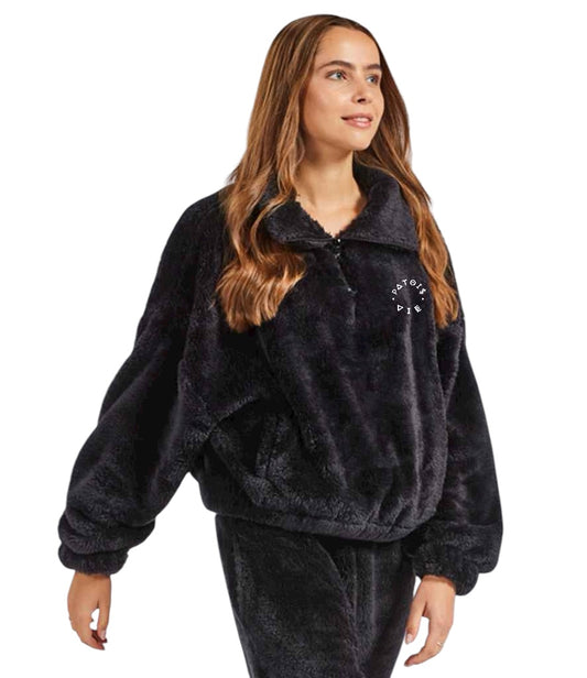 Ladies Fluffy 1/4 Zip Fleece