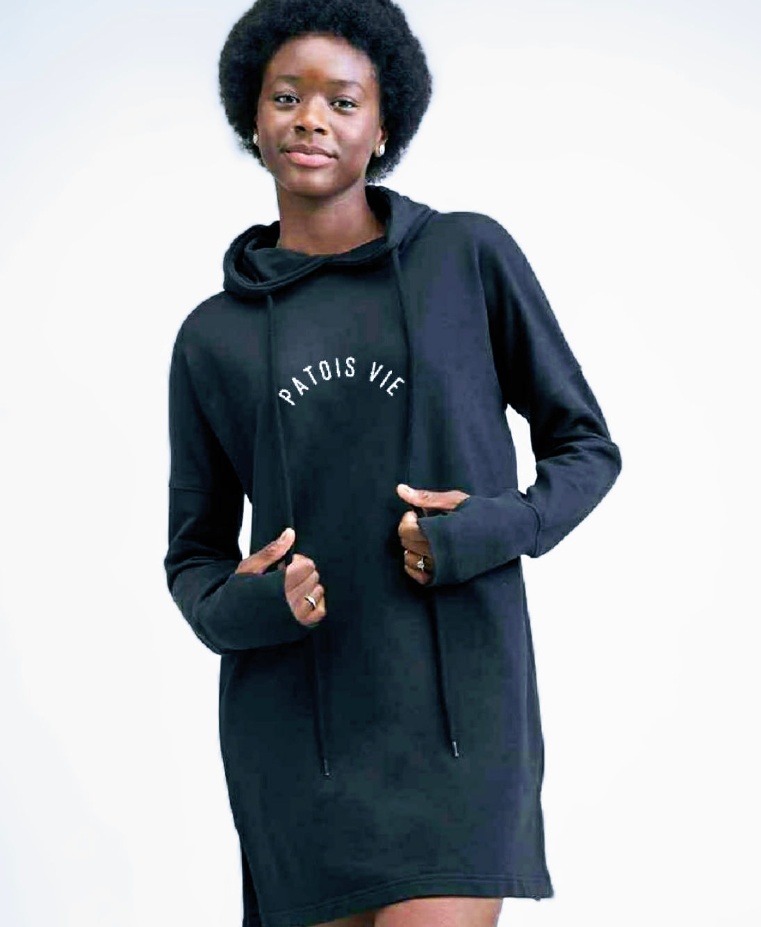Womens Mantis Hoodie Dress