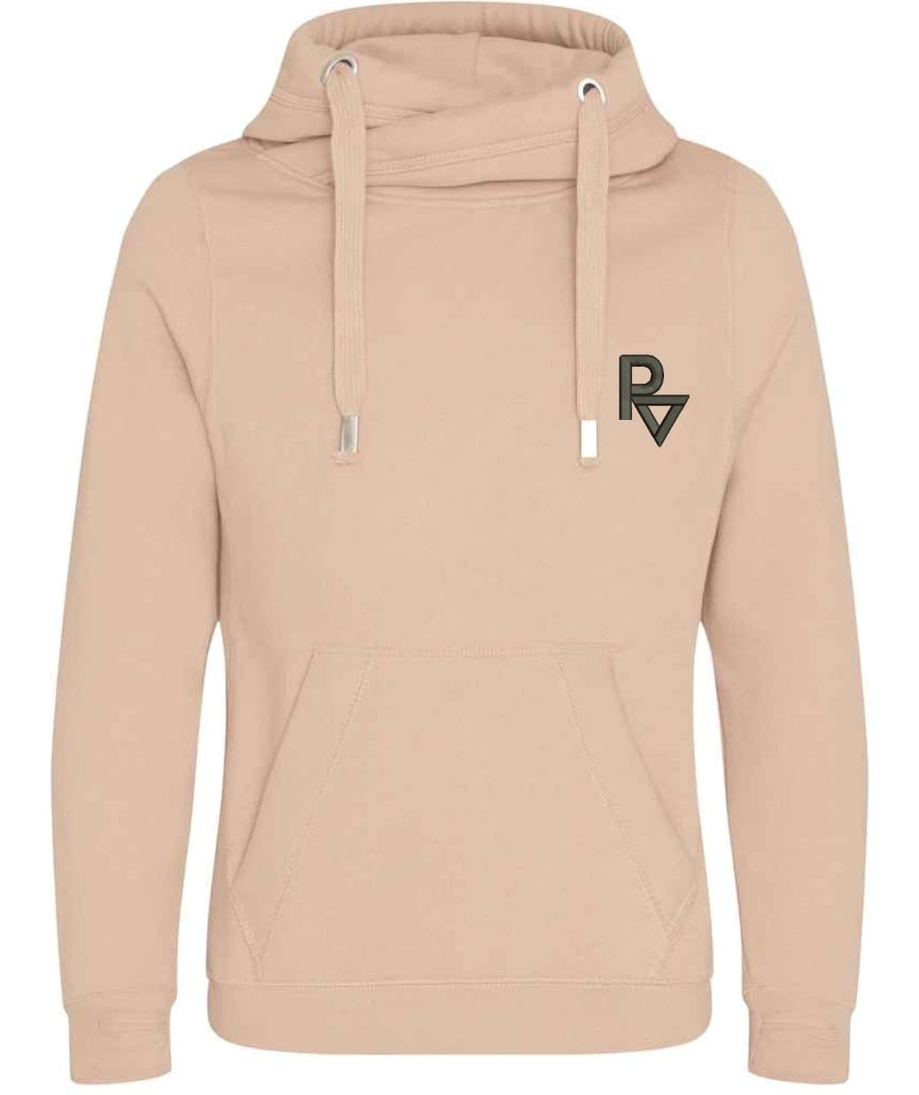 Mens Cross Neck Hoodie