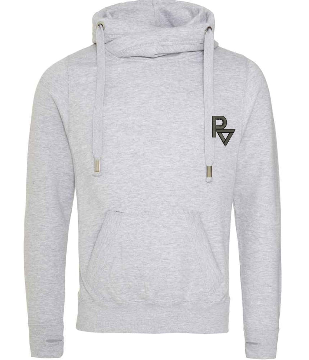 Mens Cross Neck Hoodie