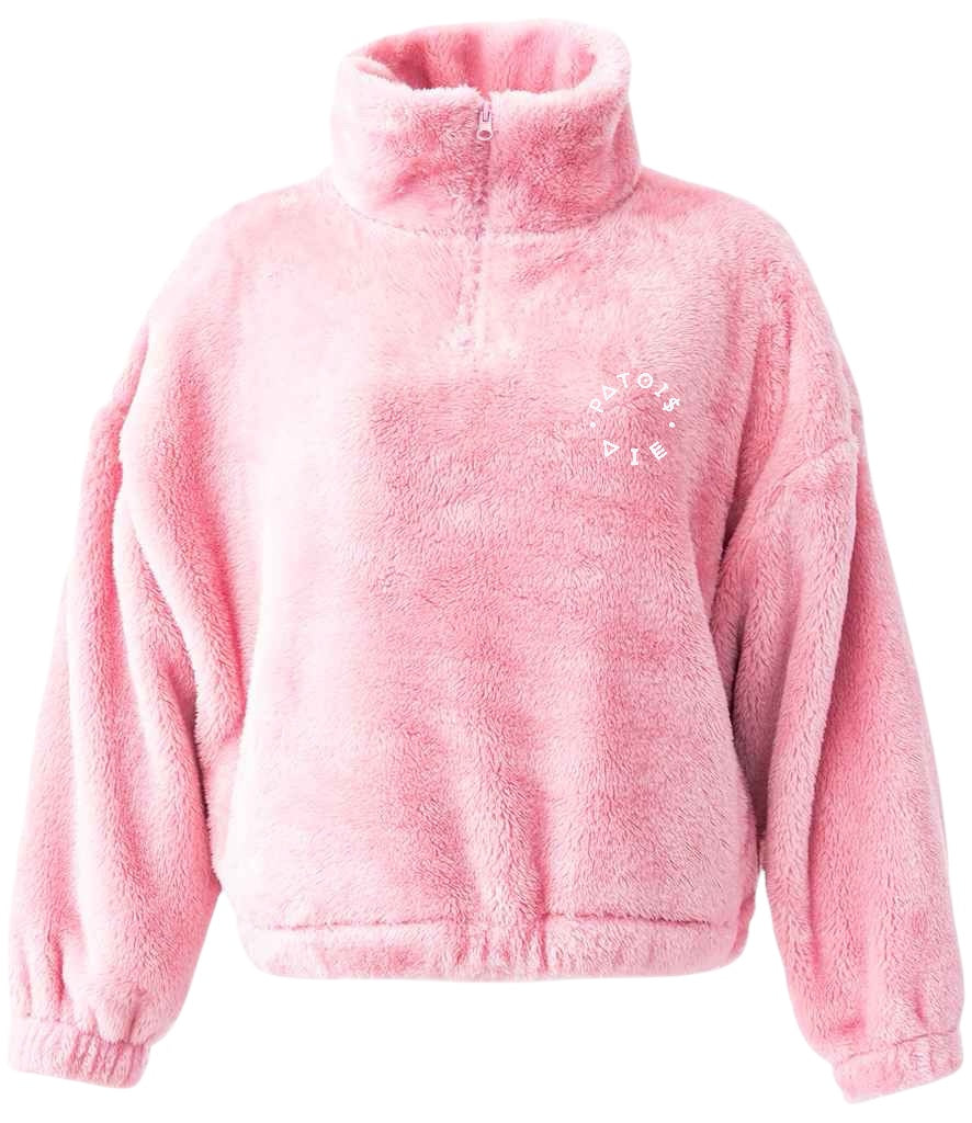 Ladies Fluffy 1/4 Zip Fleece