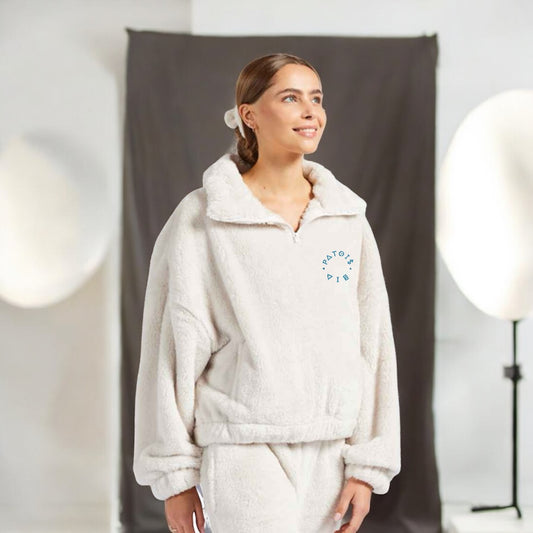 Ladies Fluffy 1/4 Zip Fleece