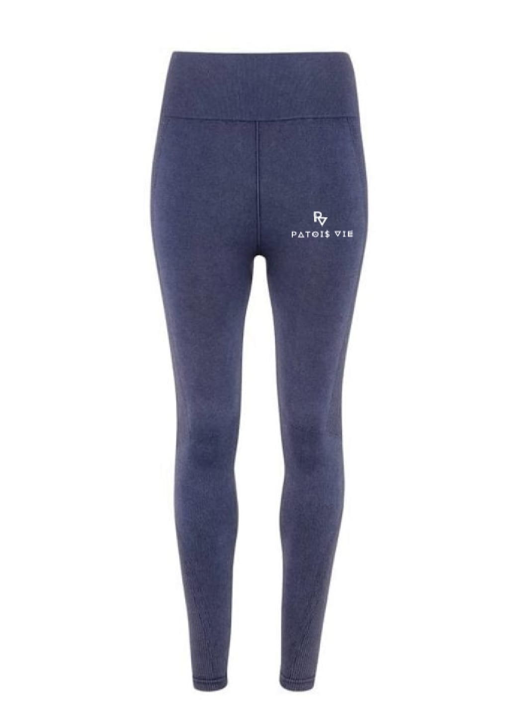 Jersey leggings - Dark blue denim - Kids | H&M IN