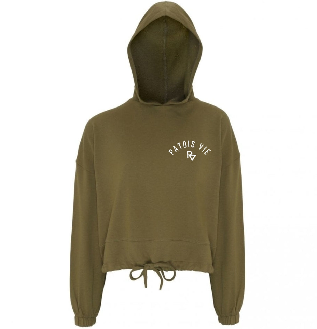 Women's Cropped Oversized Hoodie