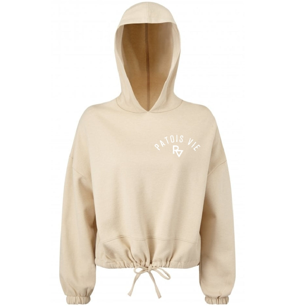 Women's Cropped Oversized Hoodie