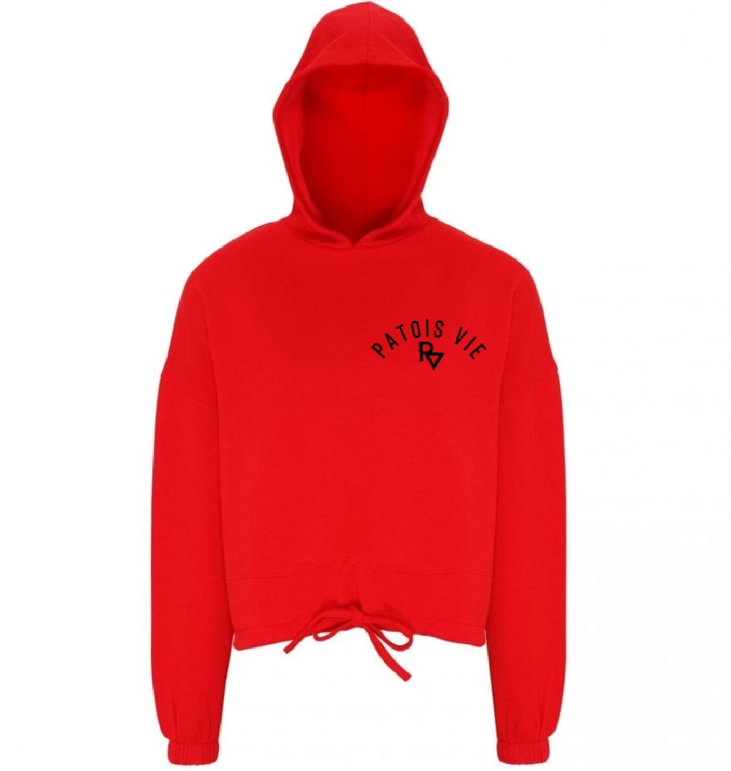 Women's Cropped Oversized Hoodie